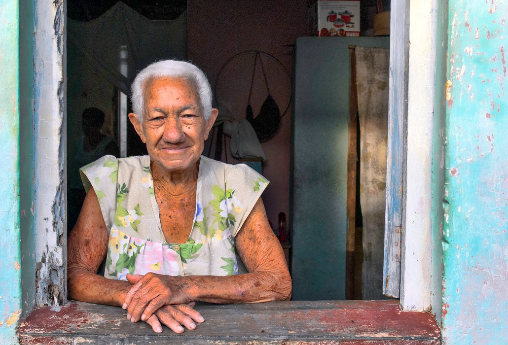 Cuban Woman in Window